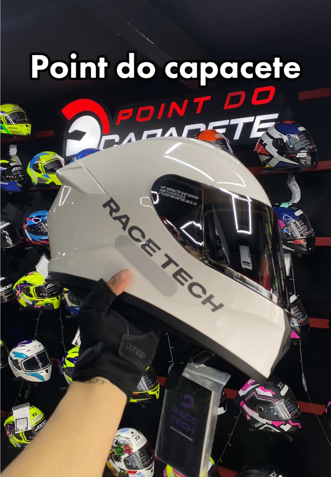 RACE TECH MONOCOLOR WHITE o preferido da galera🔥🚀. . . . . . #racetech #exclusivo #role #manaus #cg160 #244 