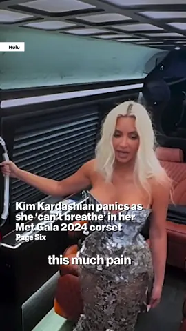 Kim Kardashian recalled almost having a nervous breakdown when she couldn't get out of her 2024 Met Gala dress. 😬