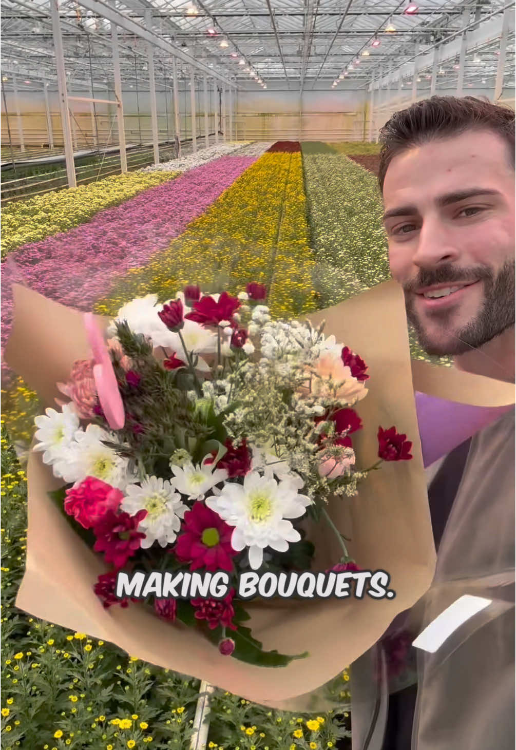 The Innovation Behind Growing Flowers #greenhouse #flowers #farmer #gardening #garden 