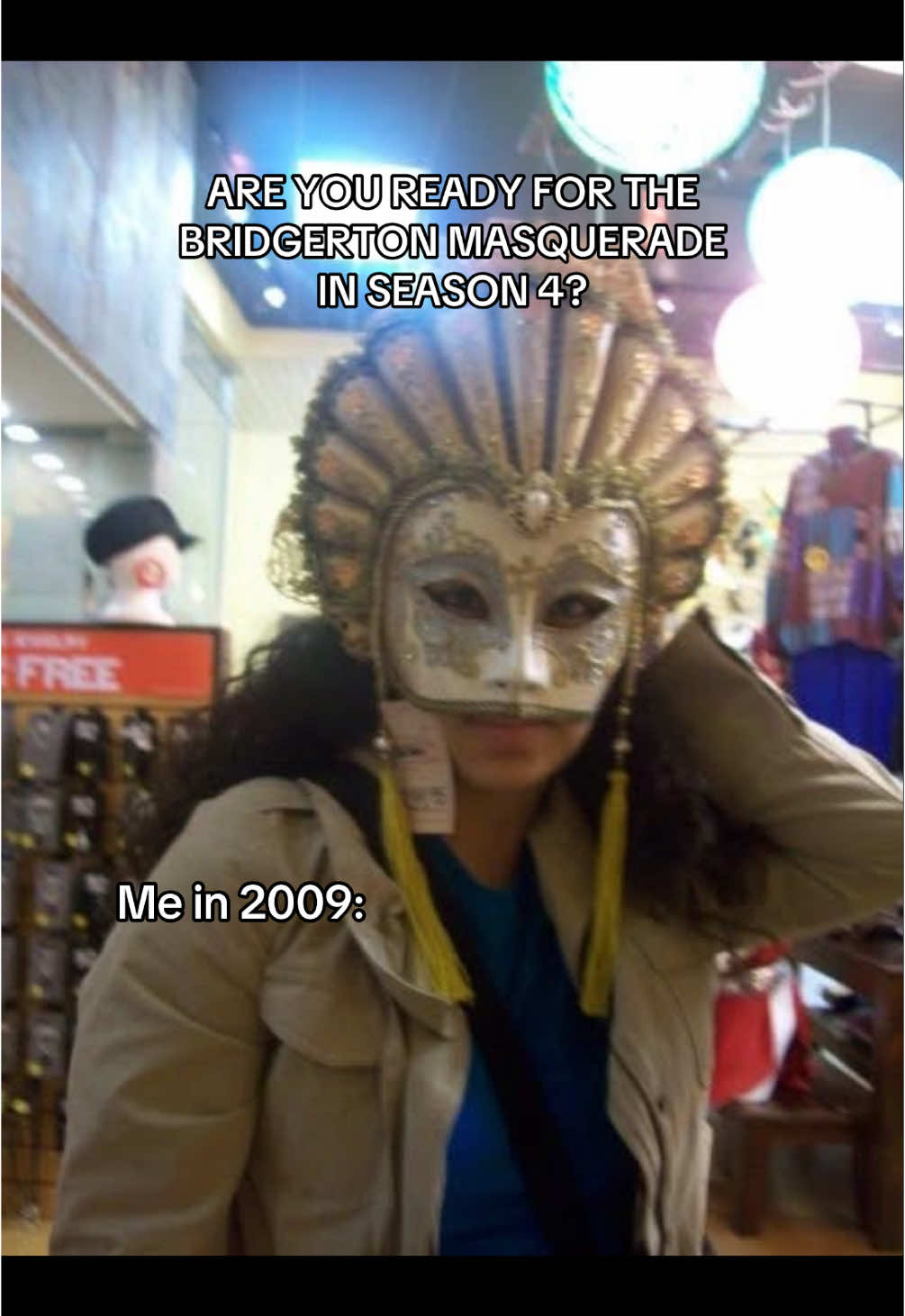 Am I ready for the masquerade ball that will be happening!? HECK YES! I’ve been ready for a masquerade moment since Phantom of the Opera and visiting New Orleans🎭 I can’t wait to see this ball! #bridgerton #bridgertonnetflix #bridgertonseason4 #benophie #benedictbridgerton #sophiebaek 