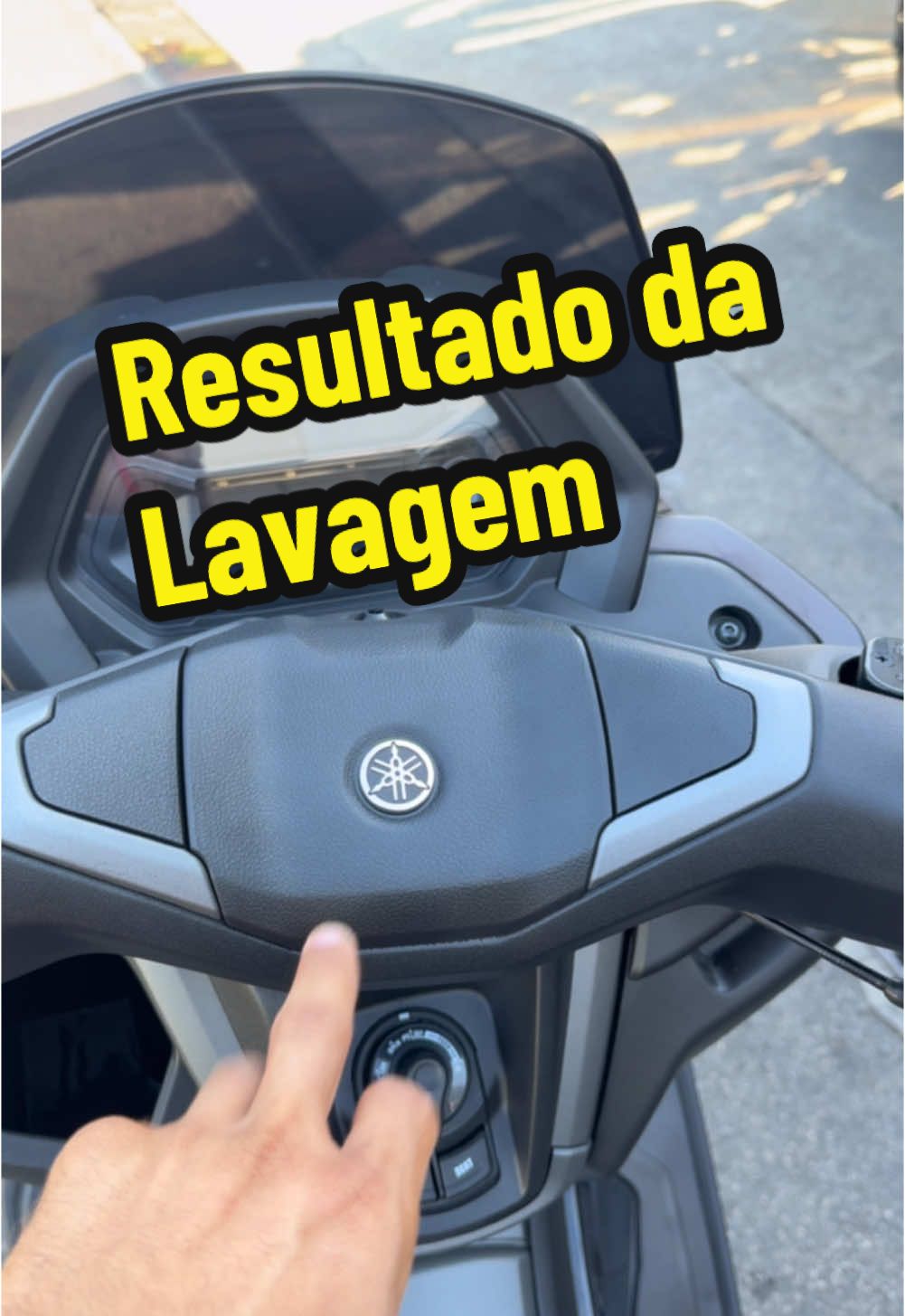 Lavei a nmax e ficou um brinco, ta linda demais! #scooter #nmax 