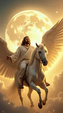Jesus👑#jesus #diosteama #fyp #fouryou #horse #sky #clouds #virał #jesusisking #catholic #explore #reels #shorts #jesussaves #heavenonearth #bible #angel  #moon