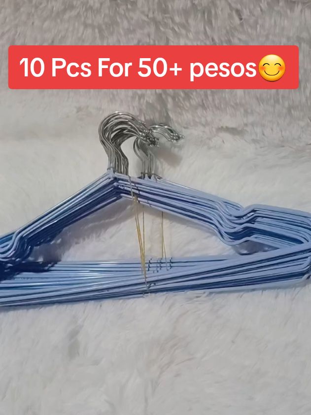 stainless hanger 10 pcs For 50+ pesos lang.,😊😊 #stainless #stainlesshanger #hanger #hangers #trendinghanger #affordable 