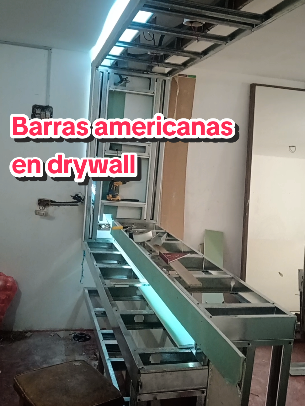 ✅Barras Americanas para tu Sala Cocina  #sanvalentin #fypシ゚ #regalo #drywallbuendia👷🇵🇪  #barraamericana #14defebrero #construcción 