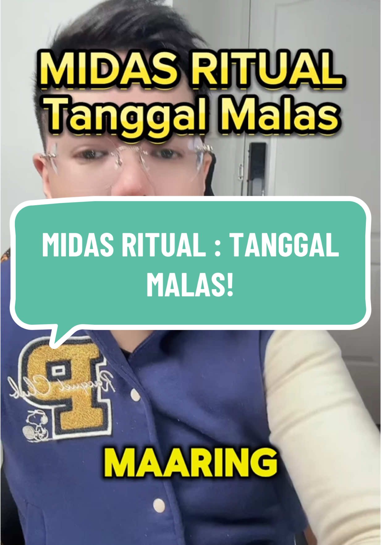 MIDAS RITUAL : TANGGAL MALAS! #fyp 