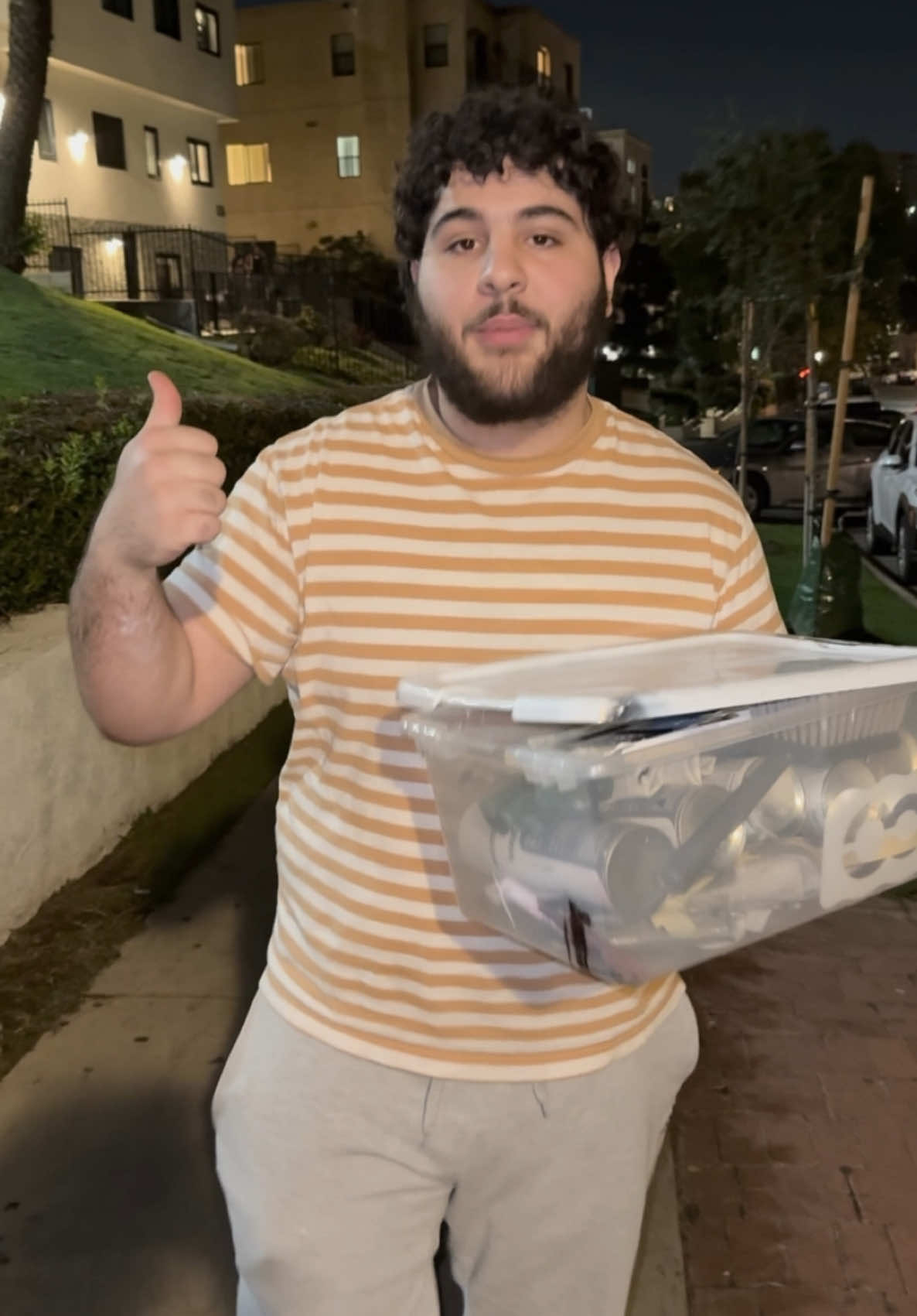 My first college party 😭 We Painted a Frat Houses curb