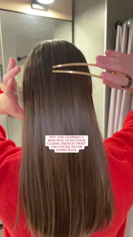 Just need to spray the fly aways and you’re good to go!! So quick and simple! #frenchtwist #frenchpin #hair #hairtok #hairstyle #hairtutorials #updo #easyupdo #fyp #valentine #ValentinesDay #grwm #creatorsearchinsights 