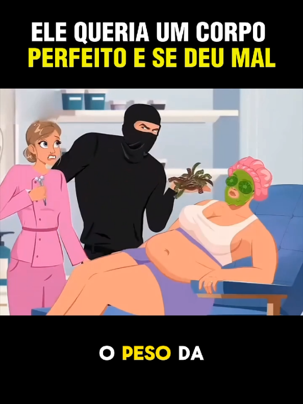 ele queria um corpo perfeito e se deu mal#Cartoon #narração #desenho #cartoonme #for #viral_video 