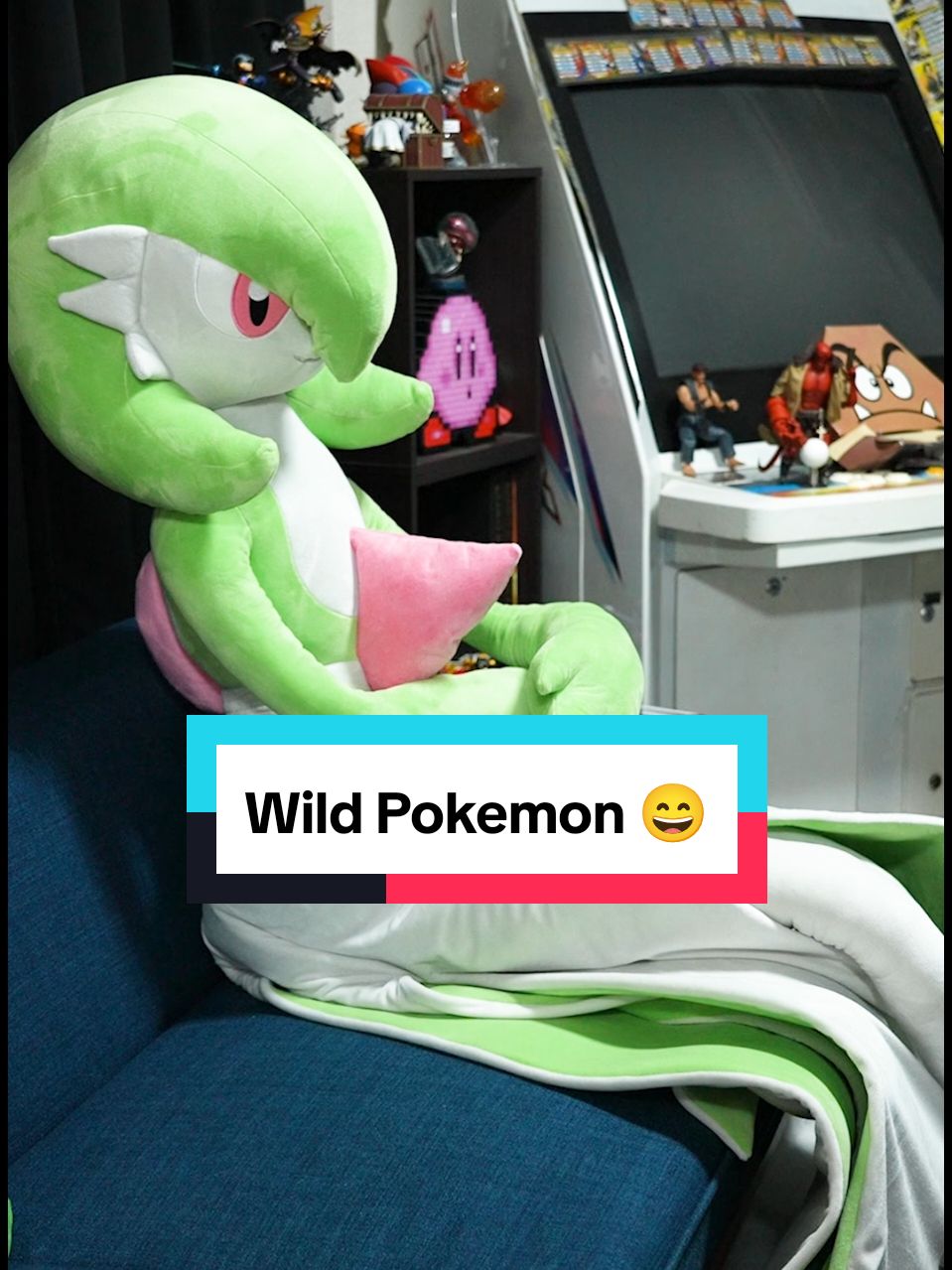 Well, it is something!  The Gardevoir Geant life-size plush graces the studio of Hobby Genki!  For your next plushes, Hobby Genki!  bit.ly/3EPUuNm #gardevoir #pokemon #ValentinesDay   