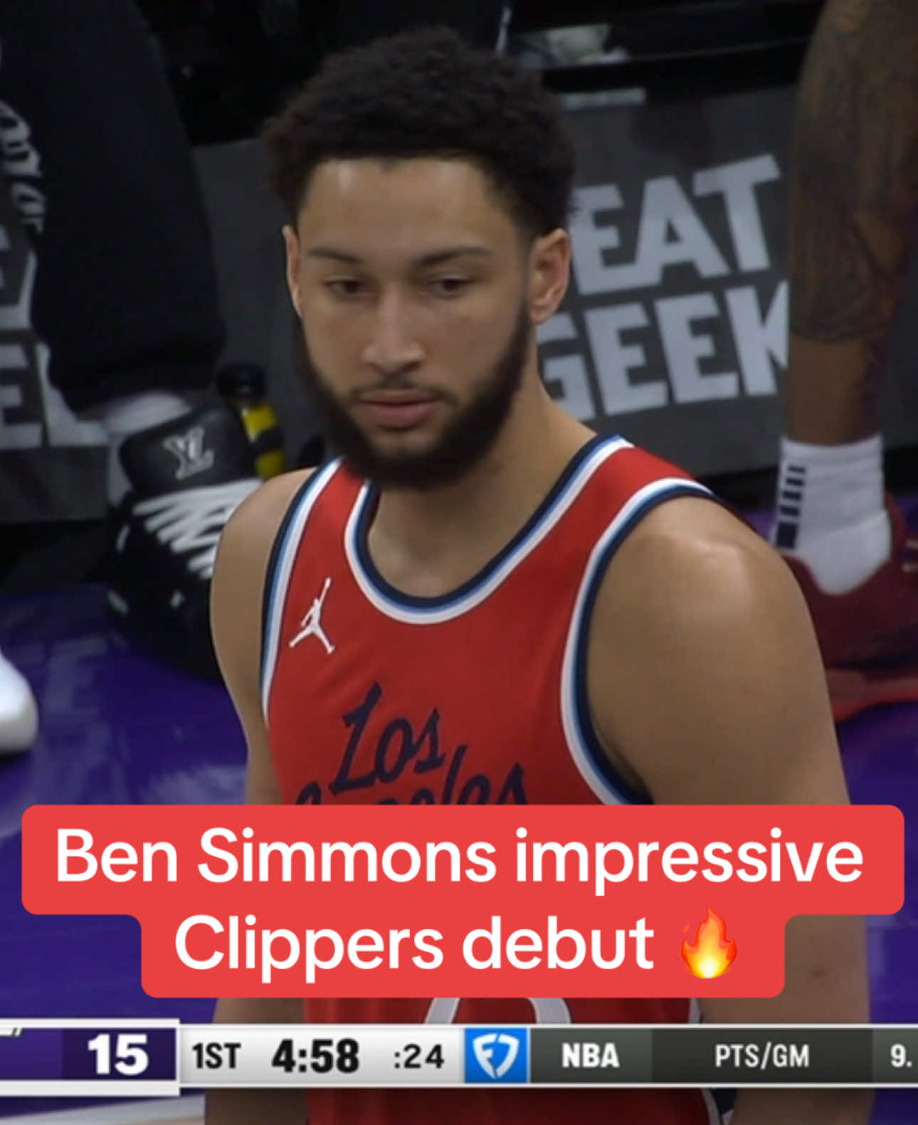 Ben Simmons dropped 12 PTS, 7 REB, 6 AST, 3 STL, BLK in an OT win 👀 #bensimmons #NBA #basketball 