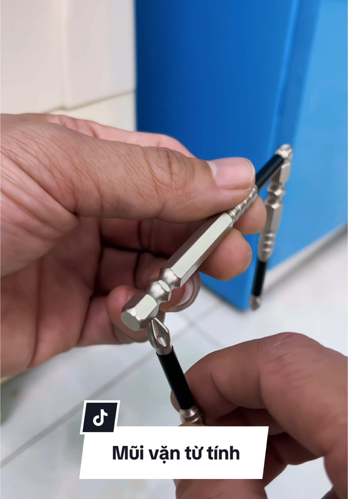 Mũi vặn vít chống trượt từ tính hàng nội địa trung cứng cáp. #muivanvit #muivitchongtruot #muivittutinh 