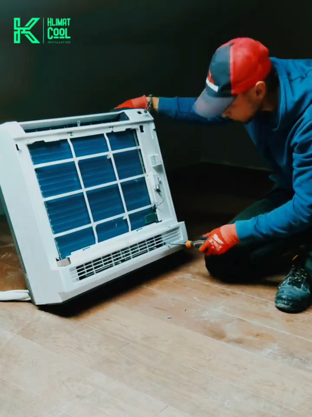 Instaling Floor-Ceiling AC Indoor Unit #AirConditioner #HVAC #Installation #IndoorUnit #FloorCeiling 