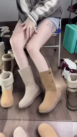 Bốt nữ da khuy bấm 2 kiểu #bot #botnu #botchonu #botkhuybam 