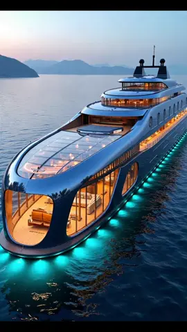 🌊✨ The future of luxury is here! This ultra-modern yacht with a glass design and glowing blue lights is a floating dream! 🚤🔥 If you had this yacht for a day, where would you sail? 🌍⛵👇 #LuxuryYacht #DreamLife #OceanEscape #FuturisticDesign #YachtVibes #UltimateGetaway #creatorsearchinsights #foryoupage❤️❤️ #fyp #viral_video @TiktokPakistanOfficial @TikTok Nordics @tiktok 