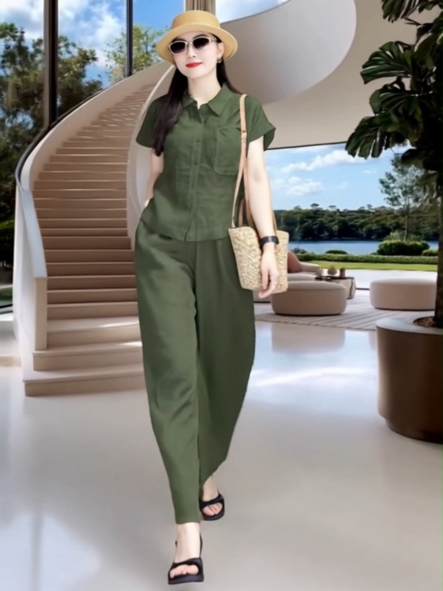 Sơ mi đũi tơ xước mặc mùa hè thì bao mát rồi. Đang sale các chị săn lẹ #caliafashion #thoitrangnucaocap #dobotrungnien #setdonu #setdoxinh #doxinh #setdohe #he2025 #fyp #xuhuong#xuhuongtiktok #fypシ゚ #Xuans