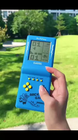 Classic big screen lcd classic handheld game machine brick game for kids#toy #gamemachine #tetris 