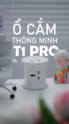 Ổ cắm thông mình và an toàn T1 Pro UpGen !!  Thiết kế tối giản, THÔNG MINH !!  #upgen #t1pro #ocamthongminh #ocamdien #nhacobenz #babenzreview #phukien #desksetup 