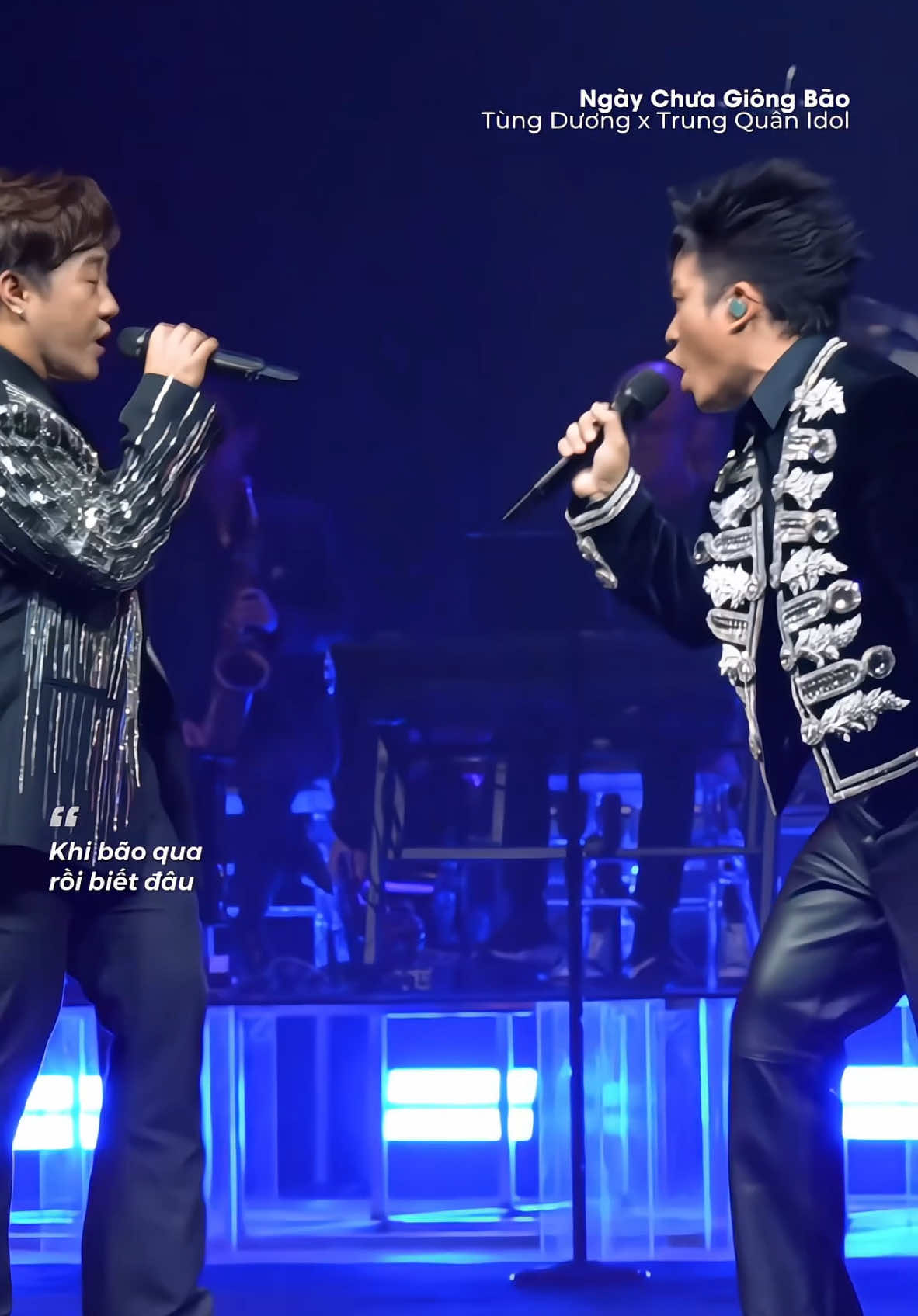 2 chiến thần song ca. Căng cực 🔥🤣 #ngaychuagiongbao #tungduongofficial #nguoidanonghatliveconcert #trungquan 