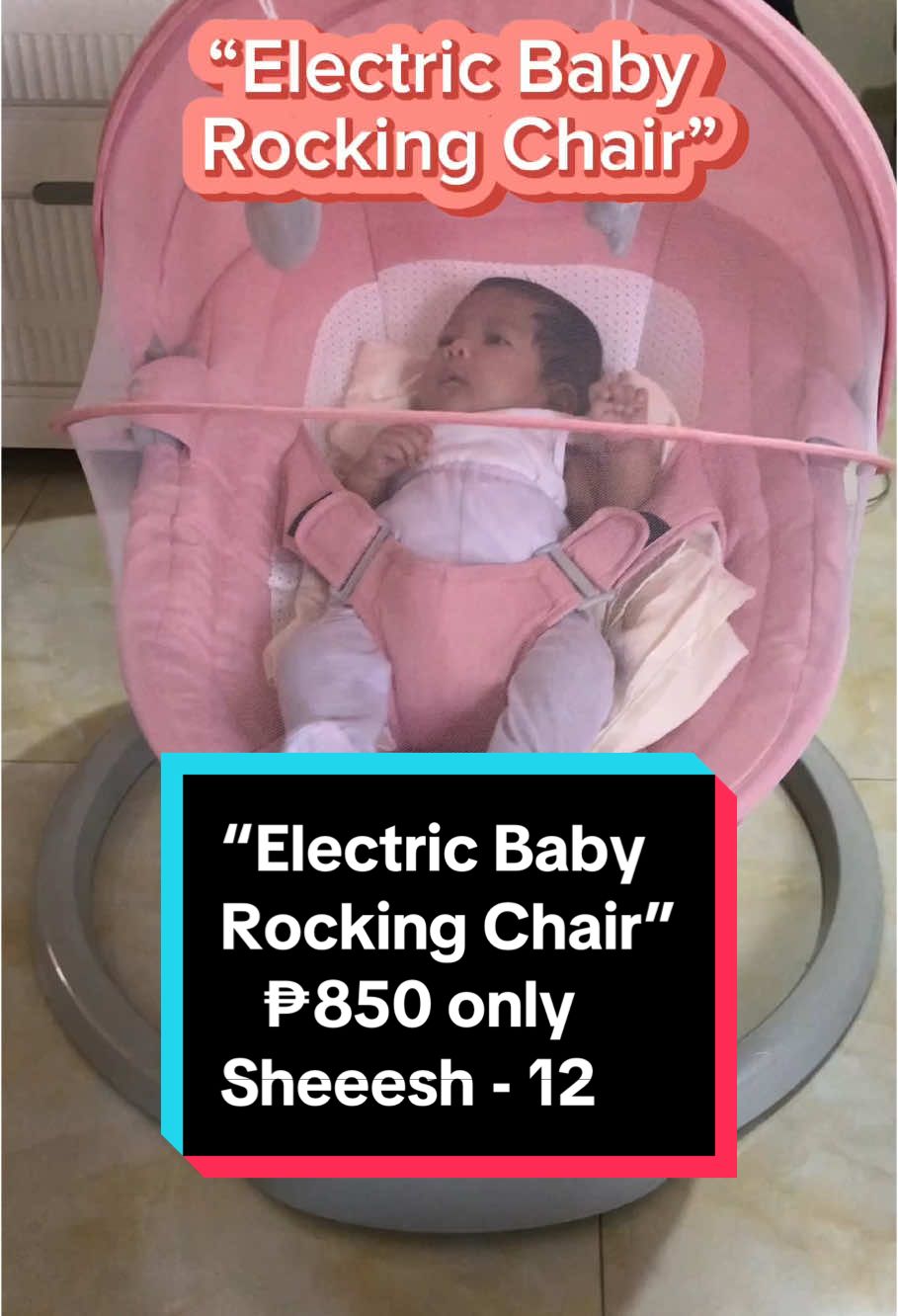 “Baby Swing Rocker Cradle Electric Adjustable Rocking Chair For Baby With Mosquito Net” #CapCut #babyessentials #babynewborn #fyp #fyppppppppppppppppppppppp #affiliate #affiliatemarketing 