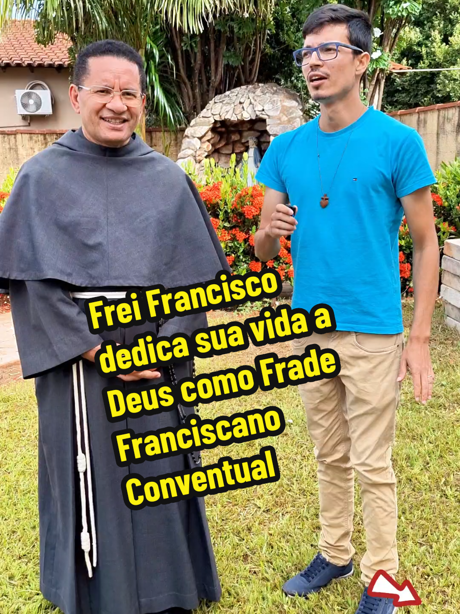 Vocação do frei Francisco que dedica sua vida a Deus como Frade Franciscano Conventual 🙏⛪️ #vocação #franciscanos #Jesus #chamado #fe #história 