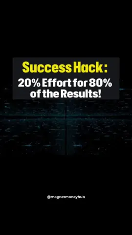 Stop Wasting Time—Focus on the 20% That Matters! We're sharing how doubling your daily efforts can significantly boost your results over time. Discover the power of reinvesting your gains to enhance productivity and watch your success snowball into an avalanche! It's all about sustained effort and smart tools. #SuccessMindset #ProductivityHacks #EffortMatters #GrowthMindset #Motivation #GoalSetting #BusinessSuccess #TimeManagement #MindsetShift #ReinvestYourGains #Magnetmoneyhub #SelfImprovement #MindsetMatters #MentalHealthAwareness #GrowthMindset #SelfTaughtSuccess #DailyMotivation #SuccessMindset #PersonalGrowth #LifeLessons #WisdomTime