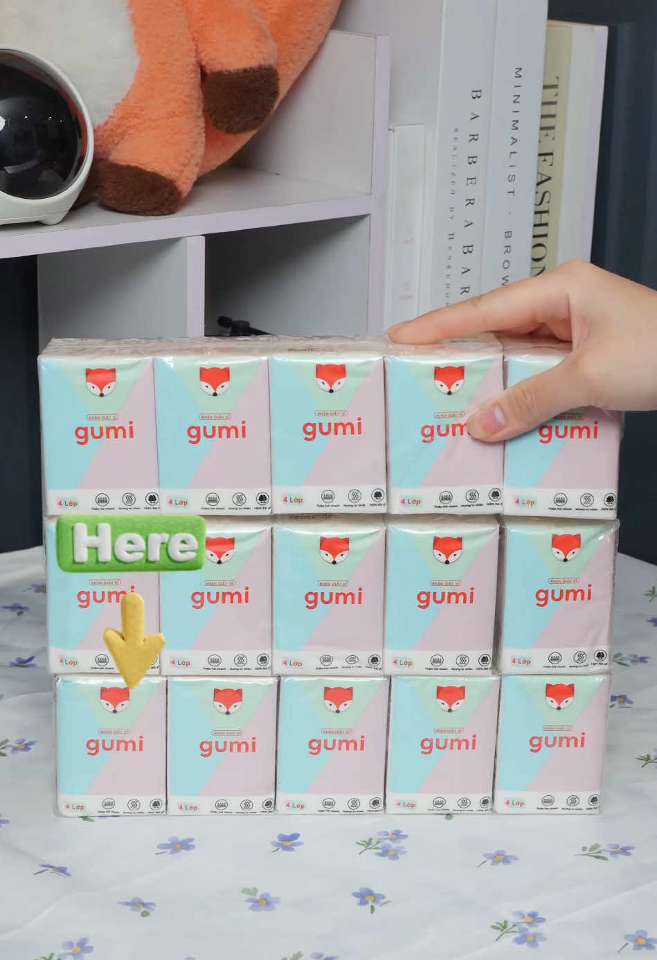 Săn ngay em khăn giấy mini Gumi nha #gumi #hangtieudung #fyp 