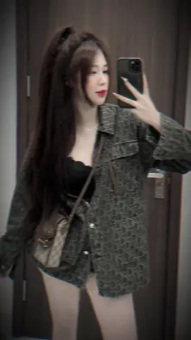 Áo khoác bò vân nổi siêu hot#xuhuongtiktok #aokhoacnu #thoitrangnu 
