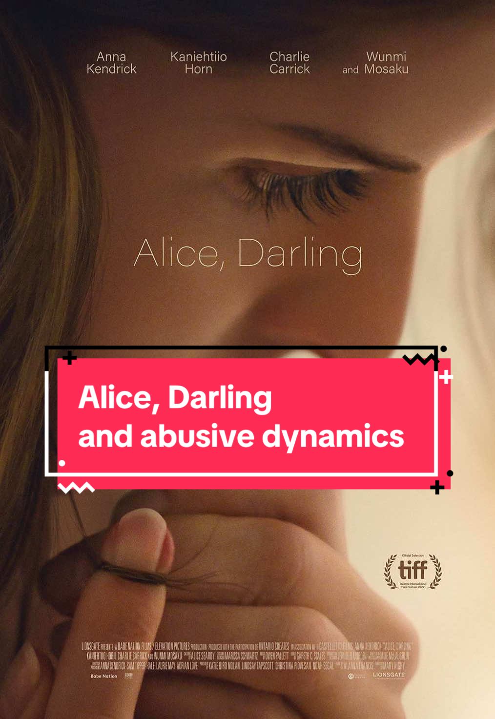 Alice Darling, staring Anna Kendrick, is a slow but riveting portrayal of the psychological toll abusive dynamics play on us. Check out our full movie recap and movie discussion on FictionFixation Podcast.