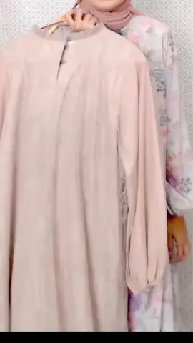 HijabChic Syahira Pink Nude Dress -Dress Kondangan Brukat #shopmaster #dress 