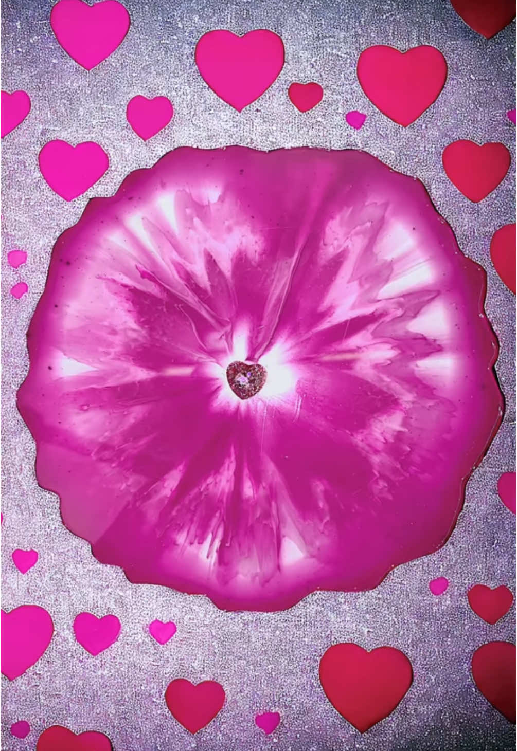 Happy Valentine's 💝 #epoxy #resin #resincrafts #resincoasters #handmade #art #viral #fyp #onthisday 