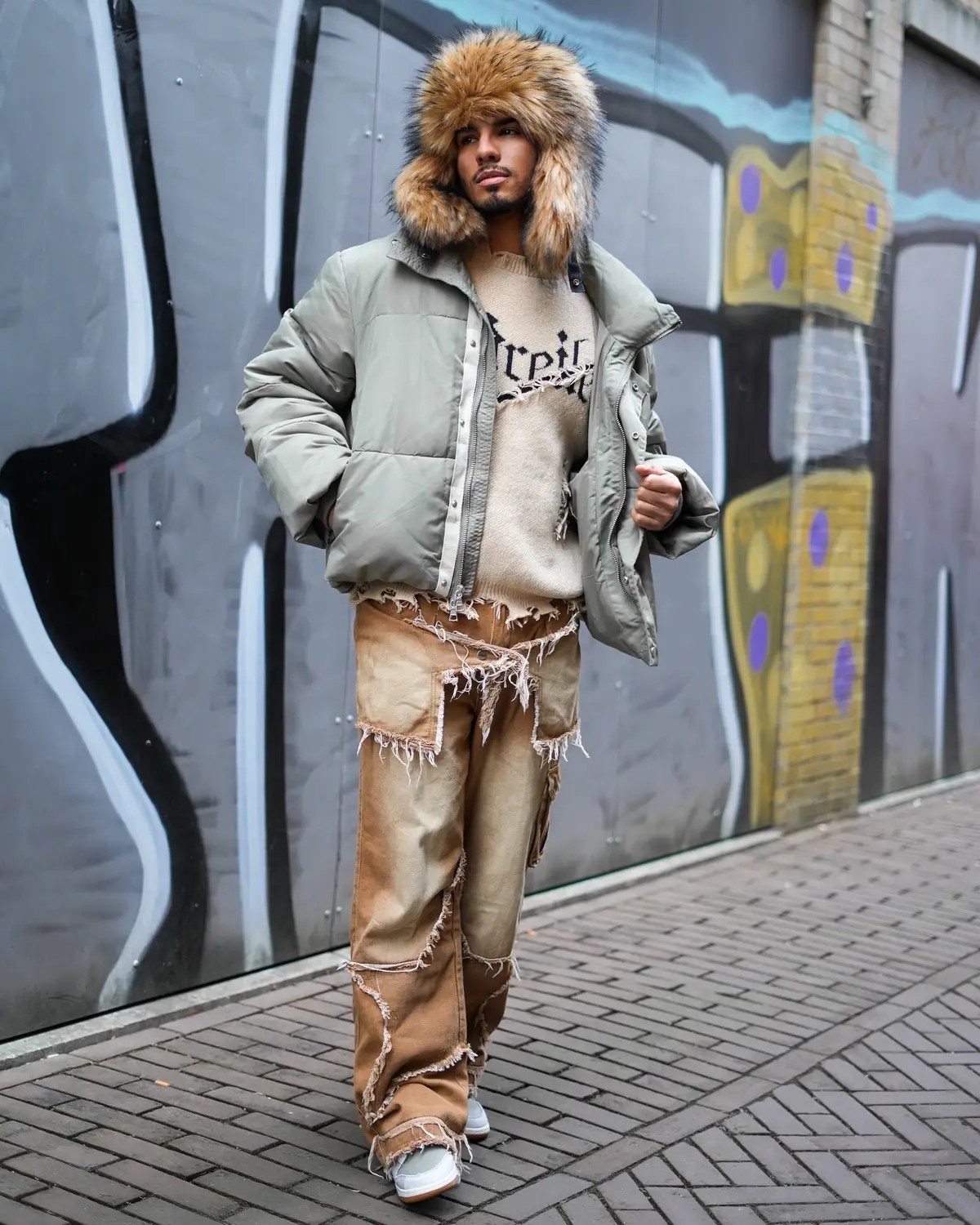 Big stepper 🧸 #mensfashion #grwm #streetwear #StreetFashion 