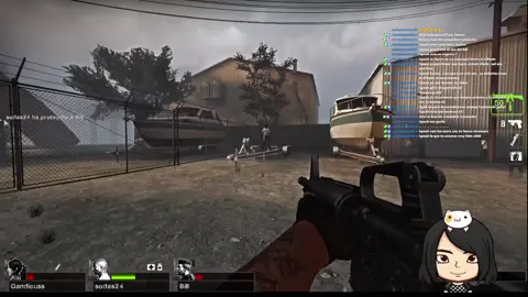 se descuida y le cae un arañaso👄 | #lady_masacre en #Twitch #left4dead2 #twichclips 