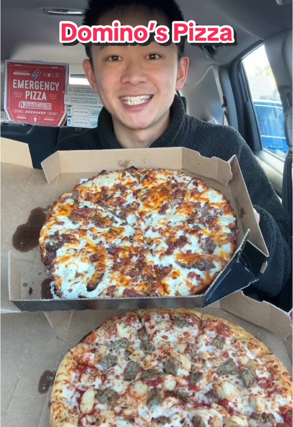 #ad PSA @Domino’s has any crust, any toppings for ONLY $9.99 from Feb 10 - March 2 🍕 #dominoscreatorcollective #dominos #pizza #wings #mukbang #tastetest #eating #fyp #asmr #fastfood #food #mukbang 