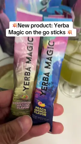 New Yerba Magic travel packets. #newproduct #yerbamate #probiotics #glp1 #glp1journey 