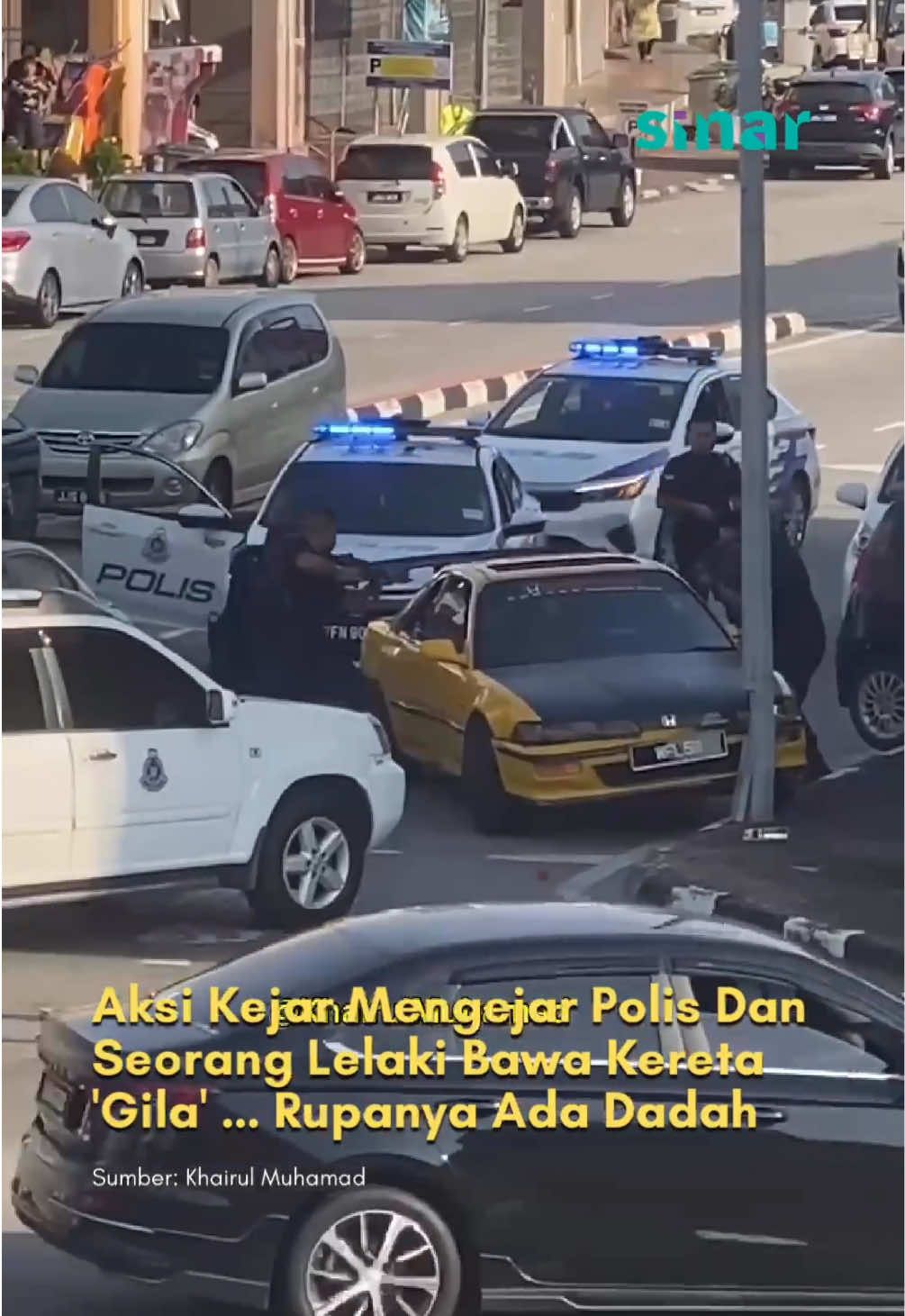 Lelaki Bawa Kereta ‘Gila’ Rupanya Ada Dadah di Bandar Kluang.  Pemandu kereta berwarna kuning yang tular selepas dikejar polis mempunyai 15 rekod jenayah lampau, termasuk berkaitan dadah dan jenayah. Sumber: @malaysiagazette & Khairul Muhamad  #SINARKongsi #SINARMuzikRetroTerbaik #fyp #foryoupage #viral #kluang #johor #dadah #keretakuning #fyppppppppppppppppppppppp  
