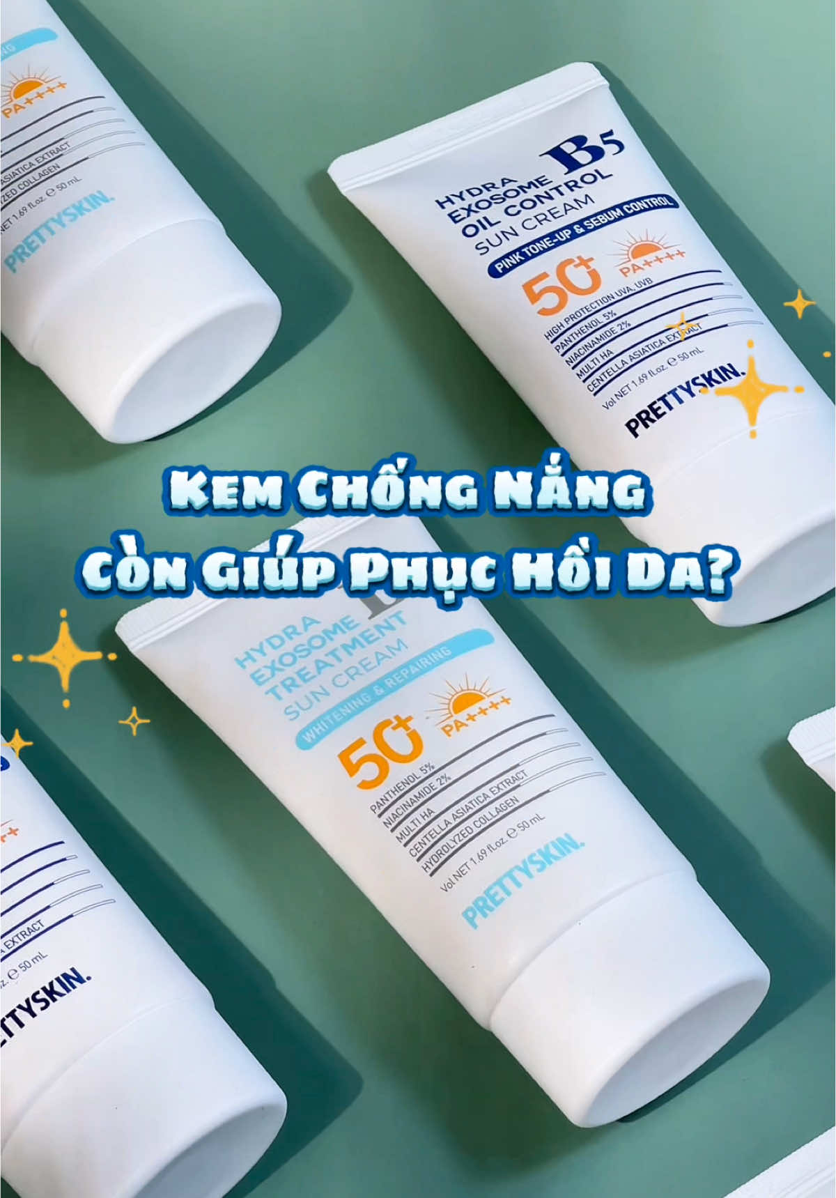 Năm Mới, Cải Tiến Mới ✨✨✨ Kem Chống Nắng Hydra B5 Phiên Bản Nâng Cấp  🫧𝐇𝐲𝐝𝐫𝐚 𝐁𝟓 𝐄𝐱𝐨𝐬𝐨𝐦𝐞 𝐎𝐢𝐥 𝐂𝐨𝐧𝐭𝐫𝐨𝐥 – Dành cho da dầu mụn, hỗ trợ kiểm soát dầu thừa trên da 💦 𝐇𝐲𝐝𝐫𝐚 𝐁𝟓 𝐄𝐱𝐨𝐬𝐨𝐦𝐞 𝐓𝐫𝐞𝐚𝐭𝐦𝐞𝐧𝐭 – Dành cho da thường, da khô, da treatment #prettyskinvietnam #Prettyskin #sunscreen #b5 #hydrab5 #exosome #treatment #toneup 