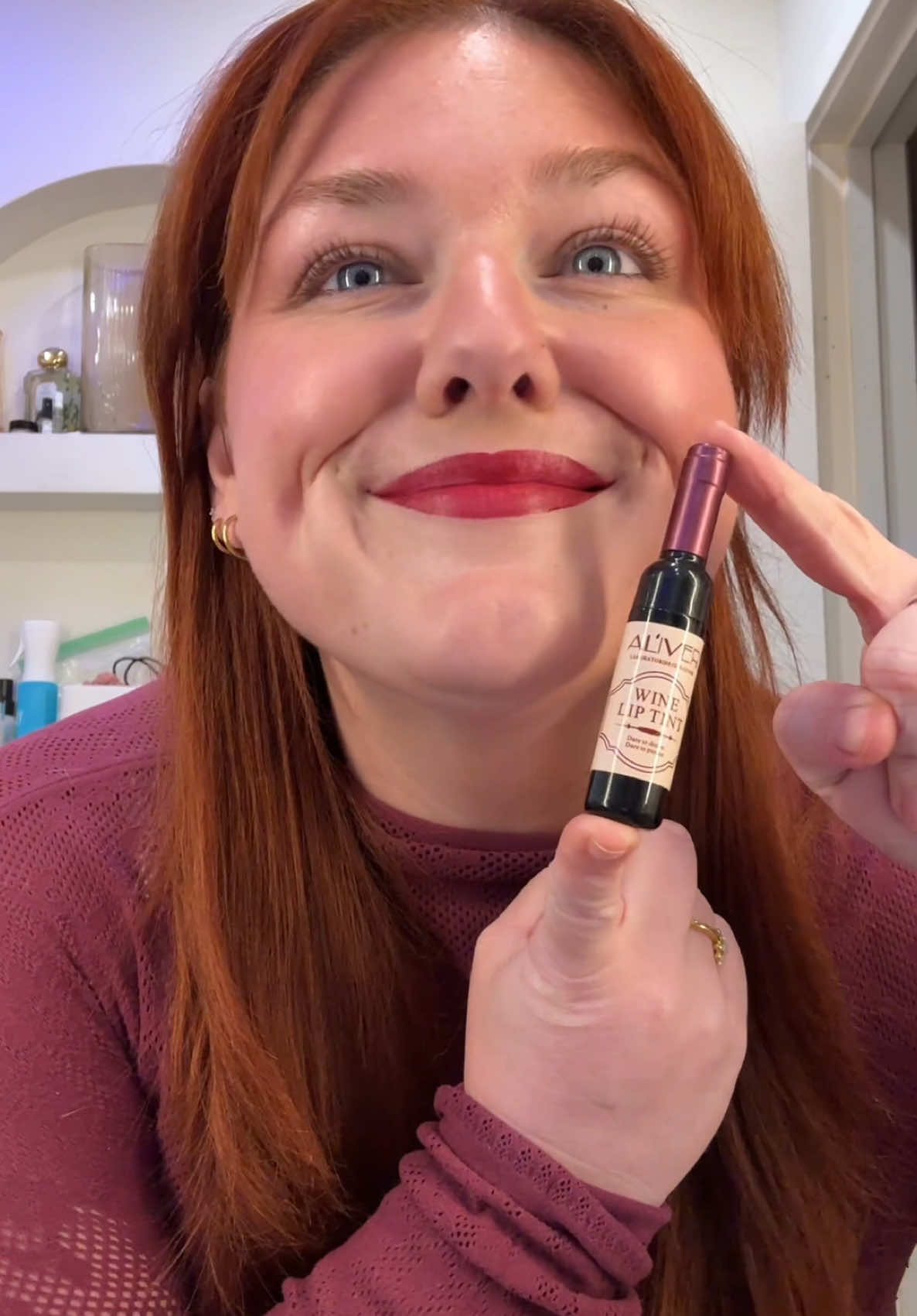 singles salsa night ✨ #liptint #grwm #redlip #tryon 