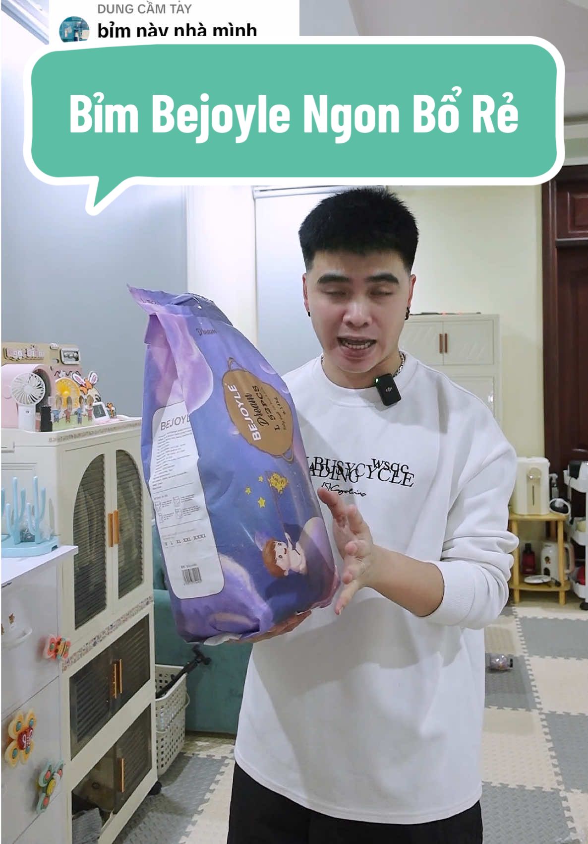 Trả lời @MÁY KHÍ DUNG CẦM TAY Sau rất nhiều loại bỉm giờ mình lại quay lại bỉm bejoyle dùng tiếp đây ạ. Ngon bổ rẻ 😍 #sonsovo #bobimsua #dailyvlog #mevabe #muataitiktok #muataitiktokshop 