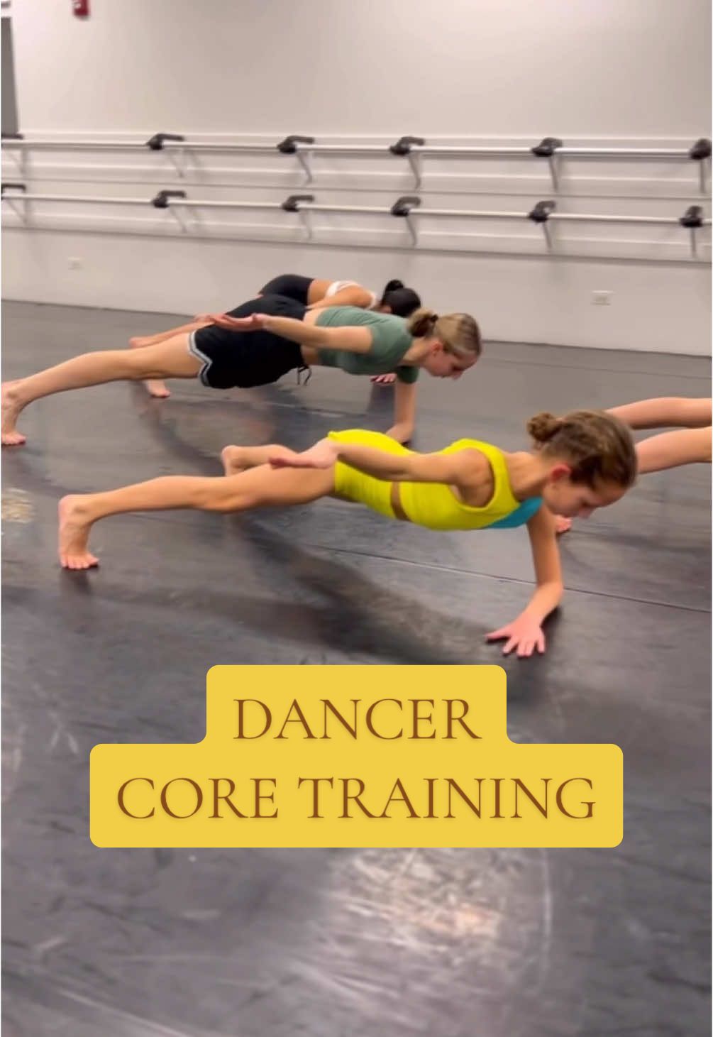 🔥 DANCER CORE STRENGTH! ⤴️ Are you ready to IGNITE your entire core and LITERALLY FEEL every muscle working?! ✅ This sequence move is insane! ✅ Very challenging ✅ No equipment needed ✅ Amazing for your dancing ☑️ TRY THIS MOVE if you WANT.. ▪️ More stability while you dance ▪️ More control over your legs, jumps, turns ▪️Better balances ▪️ Longer lines ▪️ Stronger Ballet Technique ▪️ Better movement quality ▪️Better precision through movement ▪️ More off balanced control ▪️ Better injury prevention ▪️ Longer dance career ▪️ Healthier body 🔥 YES PLEASE! ▫️ THE MOVE ⤵️ ▫️ aside Oblique Crunch and Reach Out - 2 X’s ▫️ Rotating Single Arm Plank Hold - 1 time (pause for 2 beats in plank) ▫️ Repeat sequence of movements 5 times ▫️ Repeat other side ▫️ 1-4 sets ▫️ TIPS/POSTURES: -this is an assisted side plank in order to majorly focus on technique and alignment  - do not dump into upper body/ try and lengthen chest, core, and shoulders to make elegant shape - lengthen leg parallel and pull using core knee high into chest - flow arm to feel pull coordination - contract abs in/ keeping side up and off ground - rotate smoothly into single arm plank  - hips square to face the floor - hips down, back long, tummy tight - reaching arm directly side - control knee smoothly back to floor #ballex #balletfitness #corestrength #strongercore #core #coreworkout #plank #plankworkout #ballerinaworkout #ballet #balletbody #yogi #pilates #pilatesbody #pilateslover #balletlife #strongdancers #crosstraining #crosstrainingfordancers #iniuryprevention #physicaltherapy #dancehealth #sculpt #workout #noequipmentworkout #balletpost #workoutmotivation #abs #coretraining #dancefitness @HannaElisabeth 