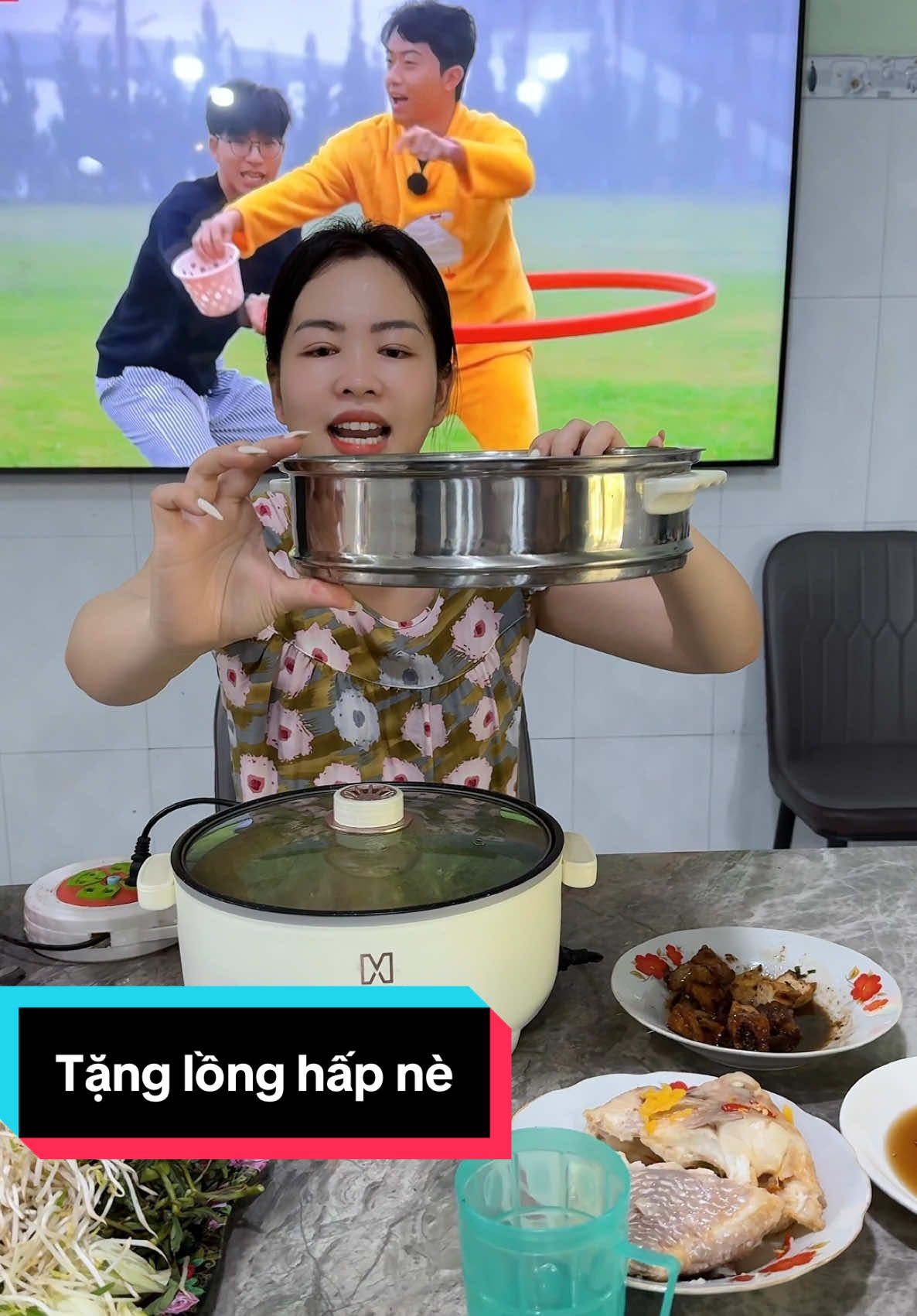 Mua nồi này chiên xào nấu lẩu hấp bánh hấp gà gì cân được hết luôn #xuanchaumebeo #xuhuong #fyp #dogiadung #noilaudien #noilaudanang 