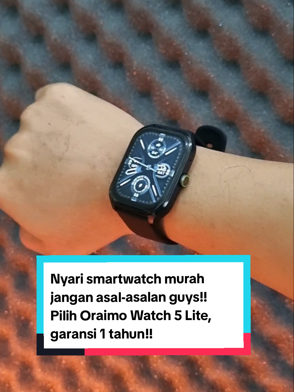 Smartwatch murah tapi kualitas mantap ni guys, garansi 1 tahun pula. Oraimo Watch 5 Lite, wajib punya!!! #oraimo #watch5lite #smartwatch #Running #smartwatchviral 