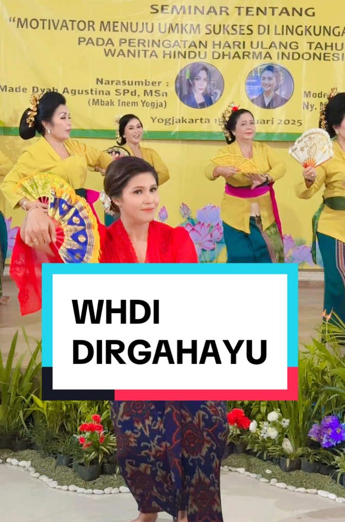 Selamat ulang tahun WHDI KE 37 semoga banyak melahirkan wanita cerdas berbudaya yg berguna bagi Nusa dan Bangsa 