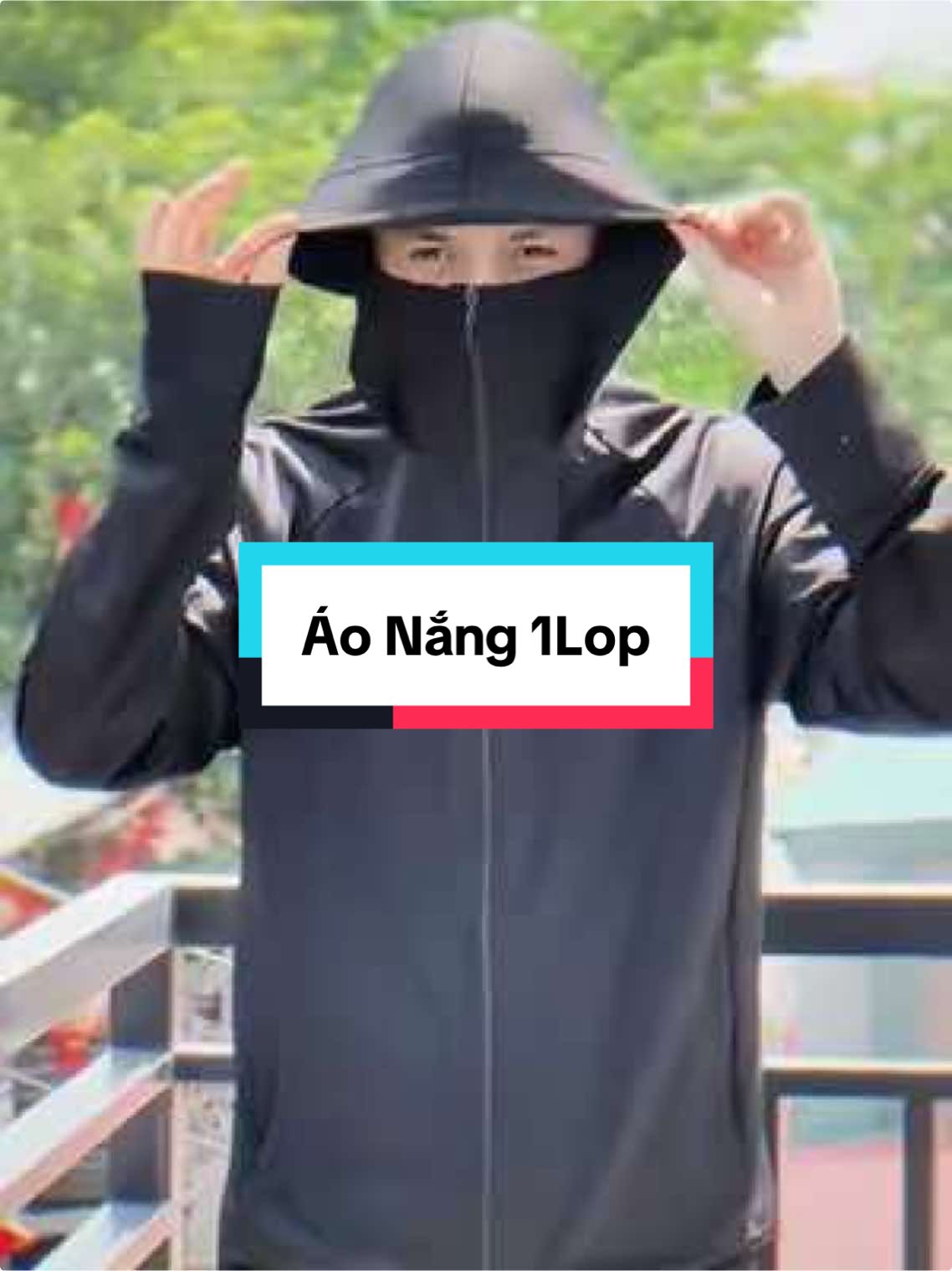 Áo chống nắng vải thông hơi thoáng mát.Mũ liền khẩu trang#aonang #aochongnang #aonangnam #xh #aonangnam1lop #aonanglienkhautrang #aonanglienkhautrang 