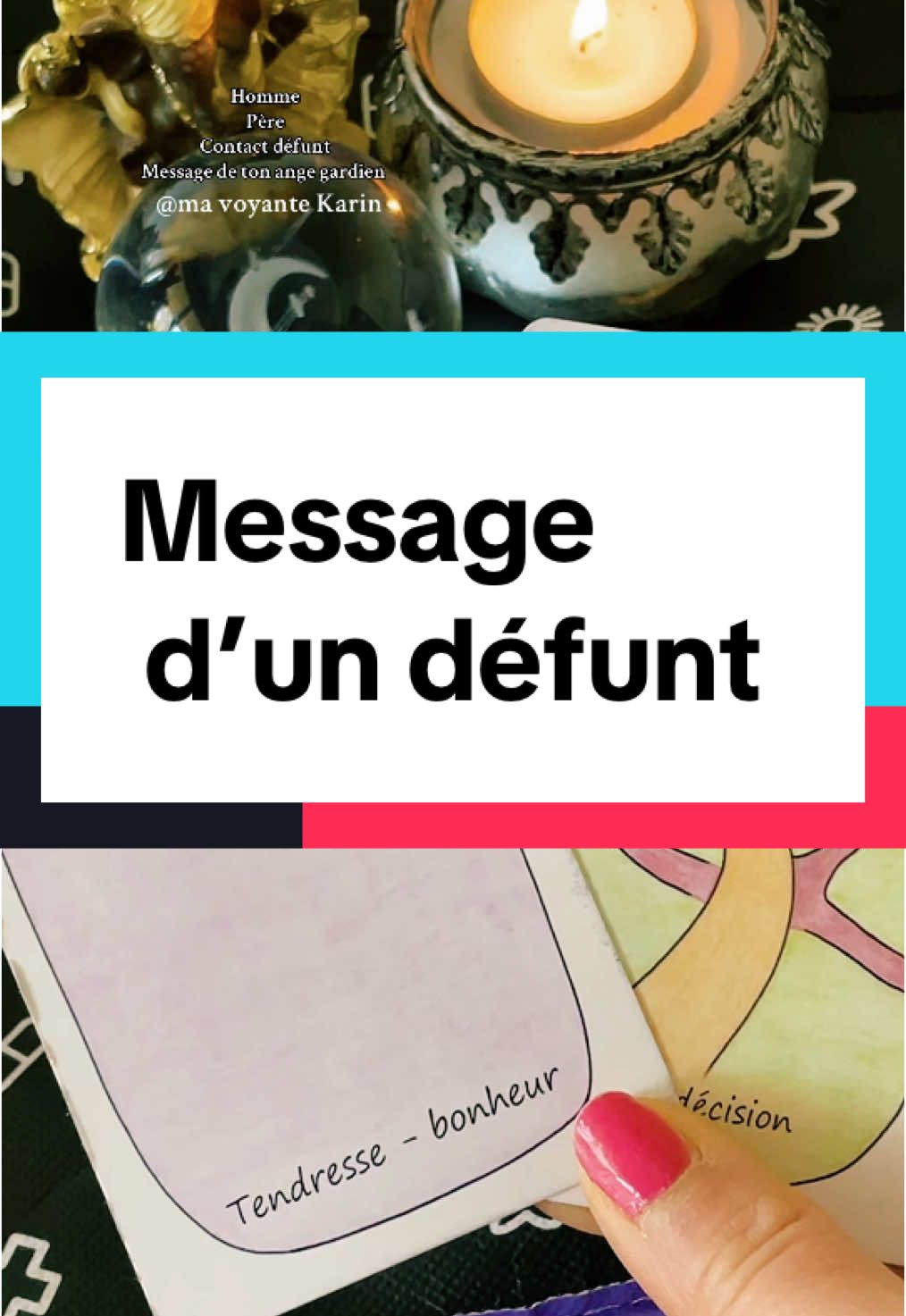#contactdefunt #💌 #messagedefunt  ⭐️🕯️💶💓ce tirage de cartes est une aide, un éclairage pour t’aider à avancer. Il ne détermine pas ton futur, tu es le/la seule(e) maître de ta vie et de tes décisions. Il reflète les énergies au moment où tu reçois ce message. Tes actions, tes décisions et celles des personnes concernées par cette situation influent sur ton futur à chaque instant. Prends uniquement ce qui te parle, ce qui résonne avec ce que tu traverses et écoute ton intuition. Cette lecture est générale et collective, elle ne peut pas correspondre à tout le monde 🌍.  ⚠️‼️Je ne fais pas de retour affectif, attention aux faux comptes m, je ne fais pas de partenariat de voyance…. Méfie-toi des arnaques avec mon nom, mes vidéos, mes photos de profils, mon logo, mes publications …🫣 regarde toujours le nombre de followers si tu penses que c’est moi (147K  actuellement).  Je ne demande jamais de paiement PayPal ou de mandat cash. Je n’ai pas encore de compte Instagram actuellement lorsque ce sera fait, tu auras accès au lien de mon compte Instagram sur ma bio. Je te souhaite une agréable journée 🎁 Pleine de possibilités et de surprises qui illuminent ton visage de joie. #voya#voyancea#tiragedujourt#cartomancied#guidanced#guidancedujourc#oracleo#tarotr#spiritualités#messagedujouri#divinationi#mediumch @ma_voyante_karin  @ma_voyante_karin  @ma_voyante_karin 