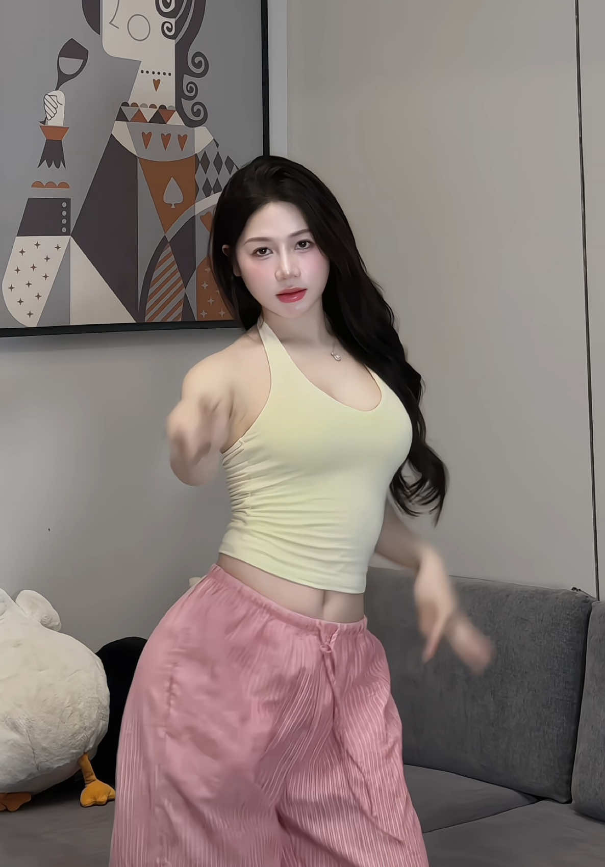 Thíu màu xanh là giống màu đèn gt 😆 #maydei3010 #tiktokdancevn 
