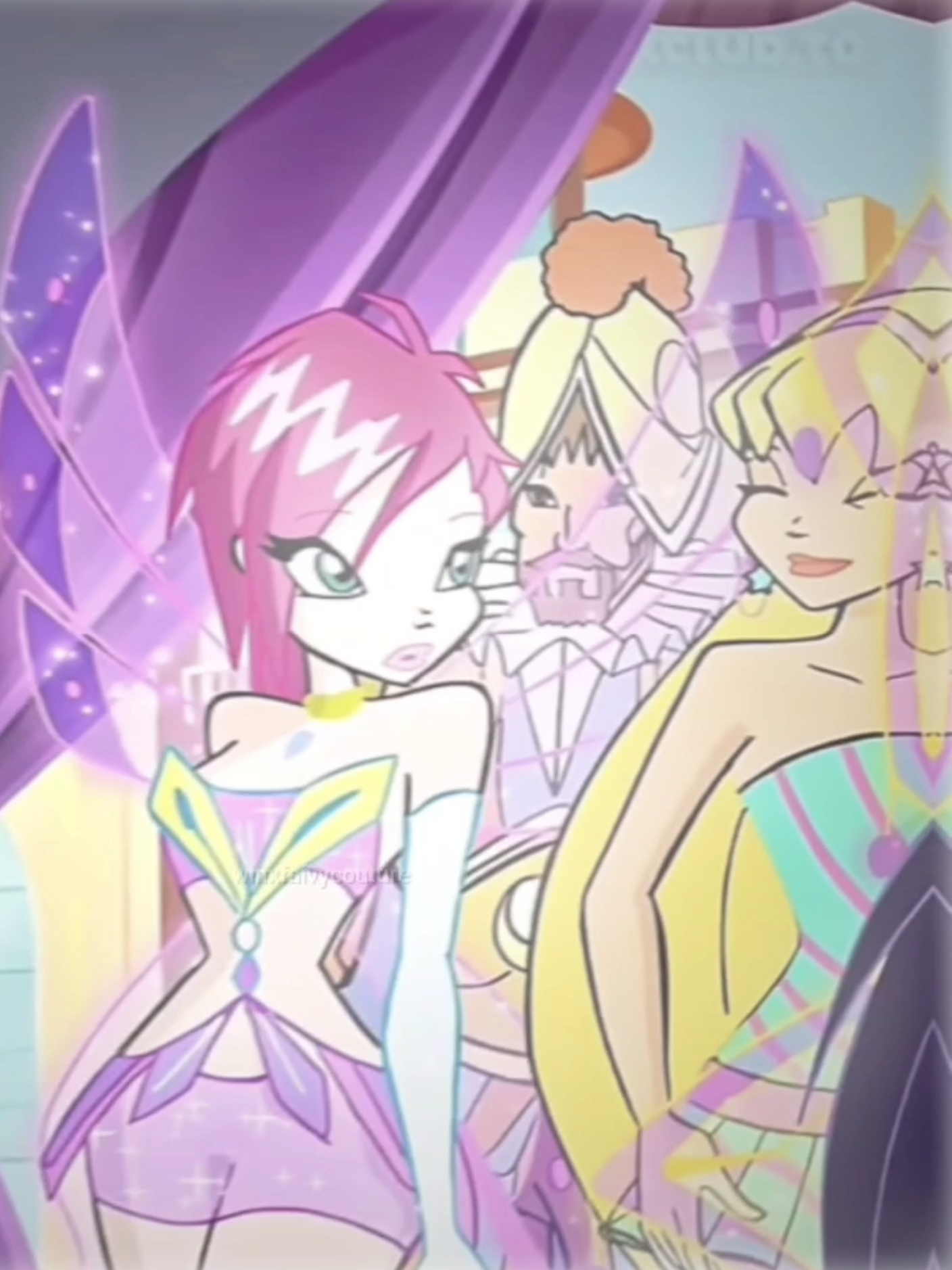 two divas! intro @𝐒𝐁𝐓𝐊 #winx #winxclub #winxedit #winxclubedit #bloom #stella #flora #musa #tecna #layla #aisha #winxfairycouture #winxfairycoutureedit #bloomedit #stellaedit #floraedit #musaedit #tecnaedit #laylaedit #aishaedit #fy #foryou #fyp #foryoupage #viral 