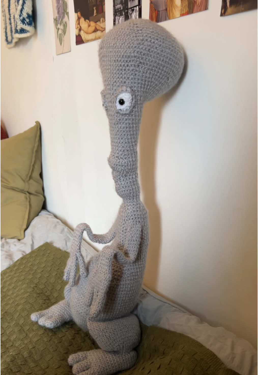 I made Roger he is my spirit animal #americandad #rogeramericandad #crochet #crochettok 