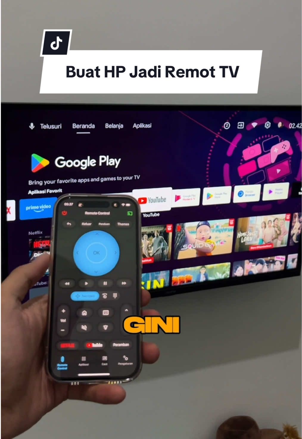 Buat HP kalian jadi remot TV di rumah kalian!! Dengan menggunakan @Stick - Remote Control For TV  #stick #tvremote #remotetv