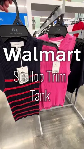 Free Assembly Women’s Scallop Trim Sleeveless Sweater Tank Top Comment TANK below to receive a DM with the link to shop this post on my LTK ⬇ https://liketk.it/55Ac3 #ltkstyletip #ltkfindsunder50 #walmartfashion #walmartstyle #walmartrun #iywyk 