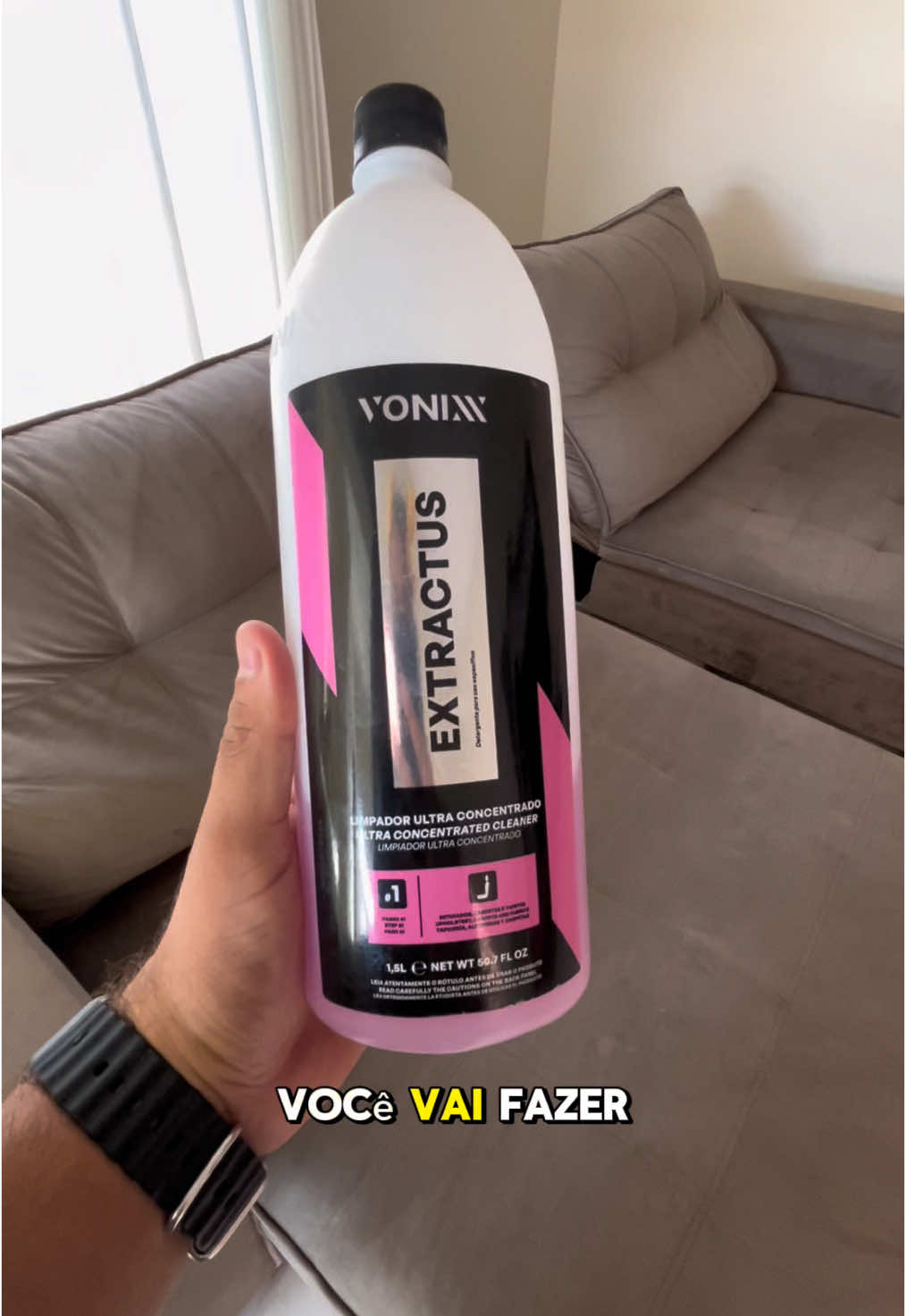 Como fazer a limpeza de sofá utilizando sistema VSC da Vonixx